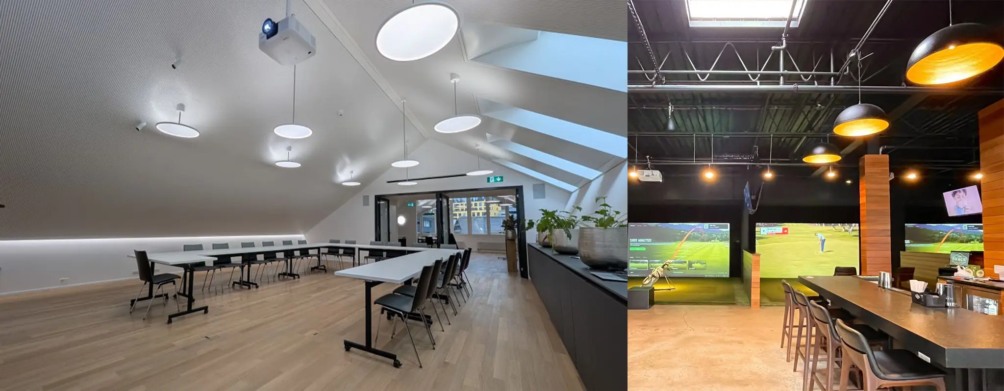 man swiping on the Mosys smart home control. 